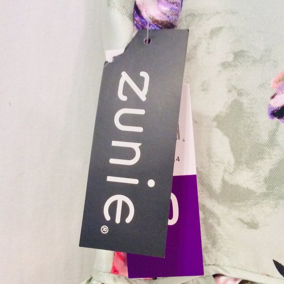 ZUNIE Girls' Special Occasion Dress (Mint Floral) - Picture 5 of 5